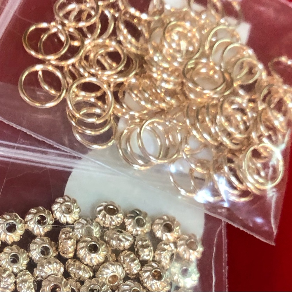 💛🆕 Two(2) packs of gold spacers and fillers. Original packaging.